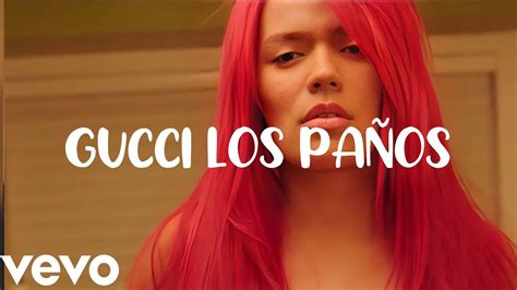 GUCCI LOS PAÑOS KAROL G (English Translation) Lyrics.